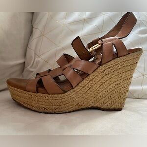 Brown Wedge Sandals